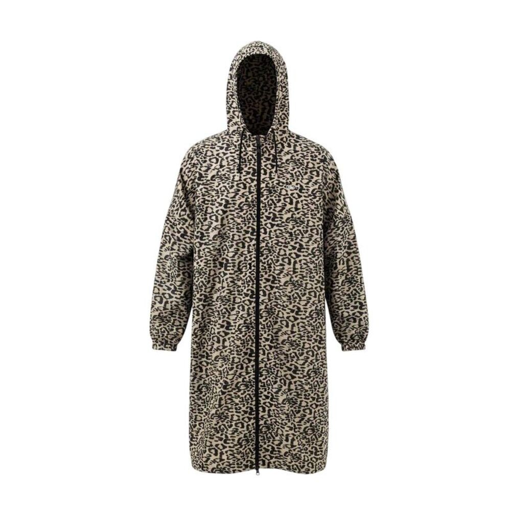 Gelert Womens/Ladies Leopard Print Waterproof Oversized Jacket / Brown/Black